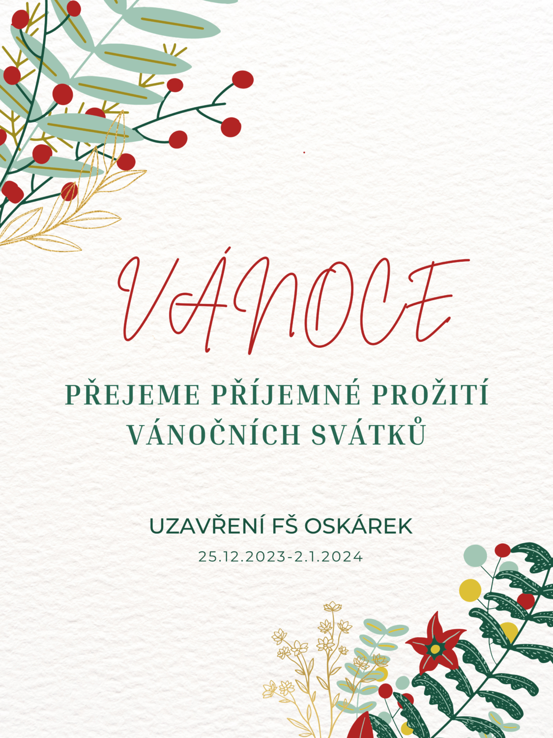 FŠO UZAVŘENA